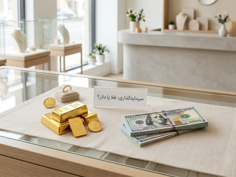 برای سرمایه گذاری طلا بهتر است یا دلار